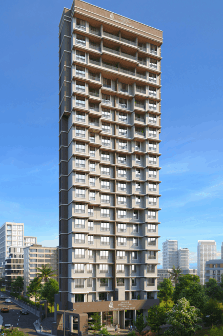 ANANT-B residential redevelopment tower by TGV Group in Kandarpada, Dahisar West, Mumbai